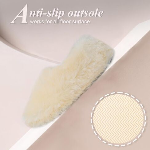 Fuzzy Winter Indoor Slippers for Women in Kuwait