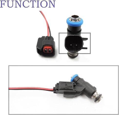 HiSport Fuel Injector Connector 8 PCS S824 Pigtail Connectors Wire Replace 15306318 Compatible with GM Ford Dodge LS2 LS3 in Saudi Arabia