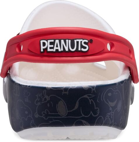 Crocs Unisex Classic Peanuts Snoopy Clogs, White/Multi, 8 US Men in Saudi Arabia