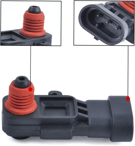مستشعر الضغط المطلق المنوع من OTUAYAUTO 37830-PAA-S00 - بديل لسيارة Honda Civic، Accord، CR-V، Odyssey - يناسب مركبات 1994-2002 - ما بعد البيع من المصنع على طراز OEM in Kuwait