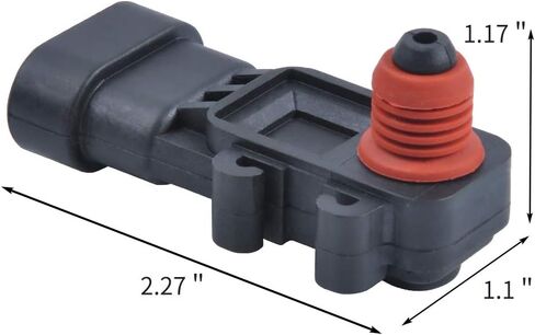 مستشعر الضغط المطلق المنوع من OTUAYAUTO 37830-PAA-S00 - بديل لسيارة Honda Civic، Accord، CR-V، Odyssey - يناسب مركبات 1994-2002 - ما بعد البيع من المصنع على طراز OEM in Kuwait