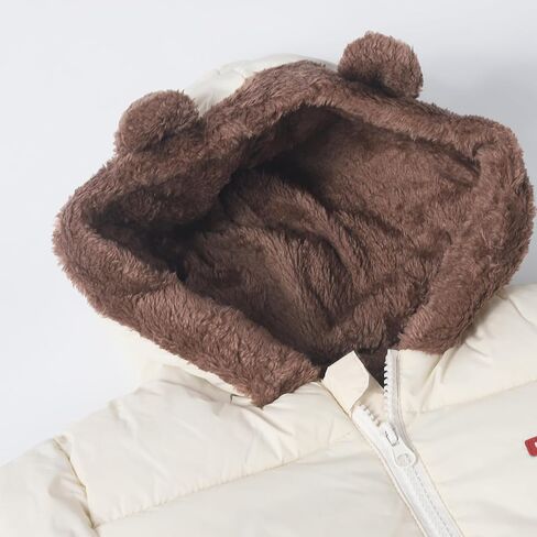 Toddler Baby Boys Girls Winter Fleece Jacket Unisex Little Kids Warm Hooded Outwear Coat 1-5T in Saudi Arabia