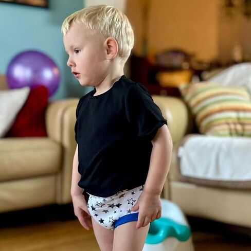 BIG ELEPHANT Toddler Potty Training Underwear, 100% Cotton for Boys & Girls | Multi-Layer Absorbent Liner for Small Accidents, Wetness Awareness, Easy Pull-On Fit, Washable for Daytime Potty Training in Saudi Arabia