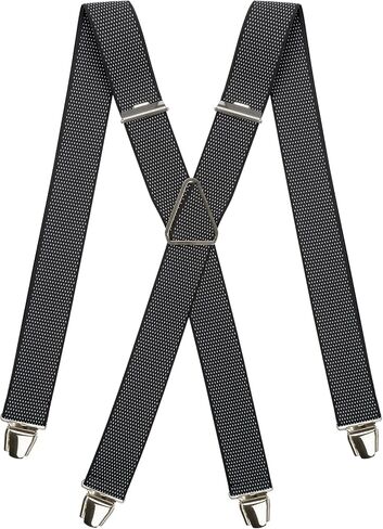 PIERROT Suspenders for Men with Very Strong Clips - One Size Adjustable - Braces for Men Trousers Heavy Duty in Saudi Arabia
