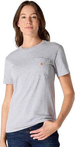 Carhartt Women's Loose Fit Heavyweight Short-Sleeve Pocket T-Shirt in Saudi Arabia