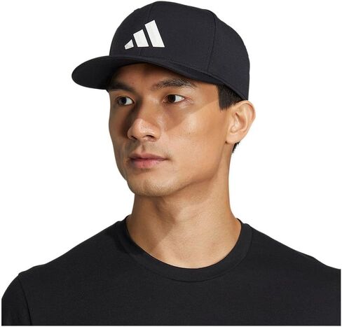 adidas Men's Three Bar Structured Snapback Adjustable Fit Hat 2.0 in Kuwait