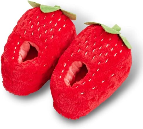 ooohyeah Women's Non-Slip Fuzzy Funny Food Cute Slippers, Novelty Fruit Cozy Indoor Slippers with Grips for Women in Saudi Arabia