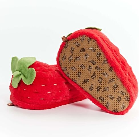 ooohyeah Women's Non-Slip Fuzzy Funny Food Cute Slippers, Novelty Fruit Cozy Indoor Slippers with Grips for Women in Saudi Arabia