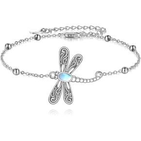 ONEFINITY Beads Bracelet Sterling Silver Dragonfly/Sunflower/Sloth/Otter/Butterfly Bracelets Jewelry for Women Girls Gifts in Kuwait
