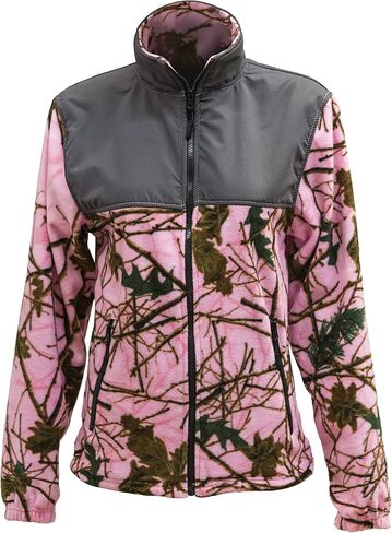 TrailCrest Women’s Classic Fit Polar Soft fleece Long Sleeve Full Zip Jacket Coat with Pockets in Kuwait