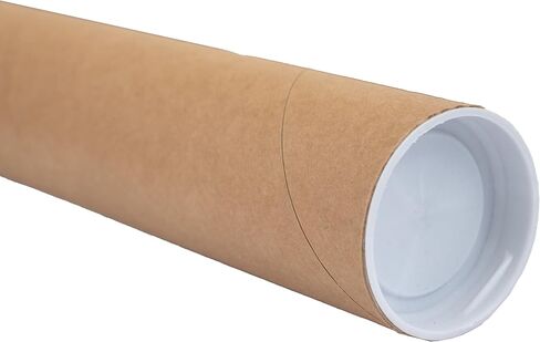 MagicWater Supply Mailing Tube - 2 in x 18 in - Kraft - 12 Pack - for Shipping and Storage of Posters, Arts, Crafts, and Documents in Saudi Arabia