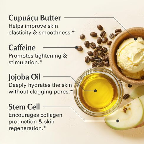 Superfood Exfoliating Body Scrub Polish with Collagen & Stem Cell Gentle Body Face Scrub Bump Eraser Booty Scrub Best Shower Exfoliant Moisturize Leaves Skin with Radiant Glow by M3 Naturals in Kuwait