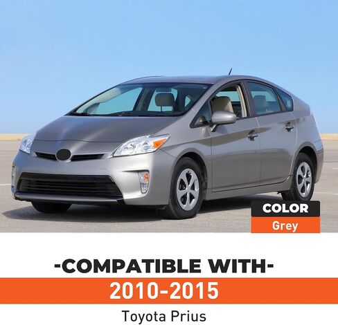 يتوافق مقعد الجلود الاصطناعية Ecotric مع 2010-2015 Toyota Prius ، الأمامية والخلفية السوداء in Saudi Arabia