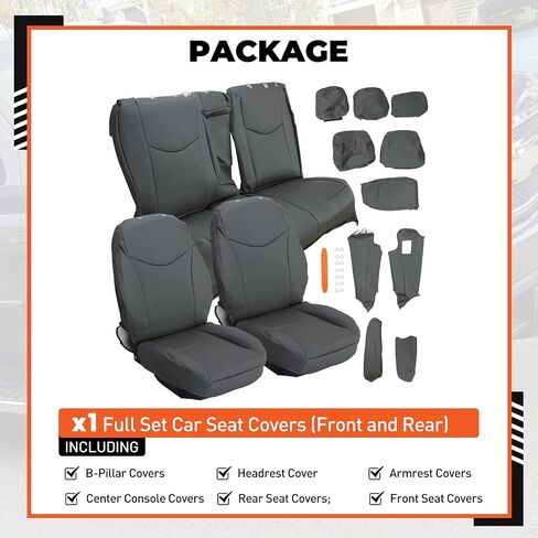 يتوافق مقعد الجلود الاصطناعية Ecotric مع 2010-2015 Toyota Prius ، الأمامية والخلفية السوداء in Saudi Arabia