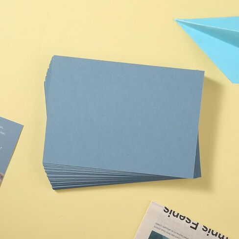 100 Pack Thick Paper Cardstock Blank Heavy Cards Stock for Invitations, Greeting Cards Making, Postcards, Photos, 250GSM Thick Paper (Pink, 4x6 inches) in Saudi Arabia