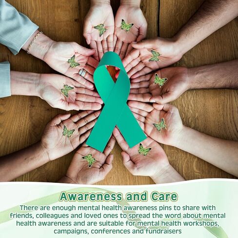 48 Pcs Leukemia Awareness Enamel Lapel Pin Orange Ribbon Butterfly Pins for Multiple Sclerosis Kidney Cancer Prevention in Kuwait