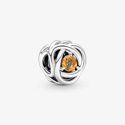 Pandora January Red Eternity Circle Charm Bracelet Charm Moments Bracelets - Stunning Women's Jewelry - Gift for Women - Made with Sterling Silver & Man-Made Crystal, With Gift Box in Saudi Arabia