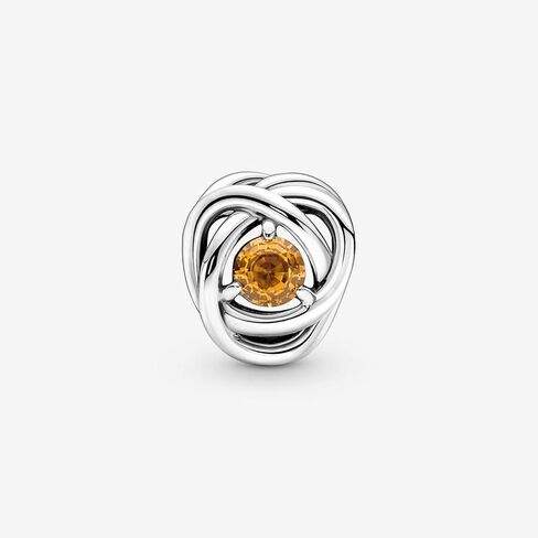 Pandora January Red Eternity Circle Charm Bracelet Charm Moments Bracelets - Stunning Women's Jewelry - Gift for Women - Made with Sterling Silver & Man-Made Crystal, With Gift Box in Saudi Arabia