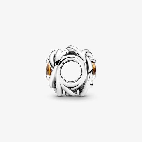 Pandora January Red Eternity Circle Charm Bracelet Charm Moments Bracelets - Stunning Women's Jewelry - Gift for Women - Made with Sterling Silver & Man-Made Crystal, With Gift Box in Saudi Arabia