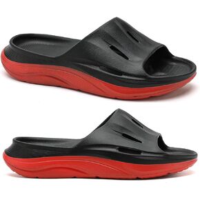 Cloud Slides For Men Slip On Black Platform Slide Sandals House Pillow Slippers Shower Indoor And Outdoor Summer Thick Sole