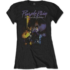 Prince 'Purple Rain' Womens Fitted T-Shirt