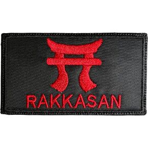 RAKKASAN Patch - Funny Tactical Military Morale Embroidered Patch Hook Fastener Backing Black Background