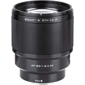 Full Frame Prime Lens VILTROX 85mm F1.8 Mark II STM Auto-Focus Large Aperture Portrait Lens for Fuji X-Mount Camera X-T3 X-T2 X-T30 X-T20 X-T10 X-T100 X-PRO2 X-E3 X-A20 X-A5 Black