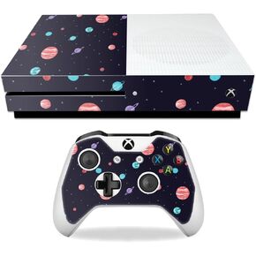 MightySkins Skin Compatible with Microsoft Xbox One S - Bright Night Sky | Protective, Durable, and Unique Vinyl Decal wrap Cover | Easy to Apply, Remove, and Change Styles | Made in The USA