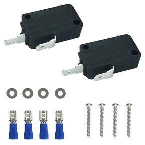 80609 Neutral/Reverse Safety Switch with Crimp Terminal Screw Replacement for B&M Pro Stick 80701 Pro Bandit 80793 Magnum Grip 81040(Pack of 2)