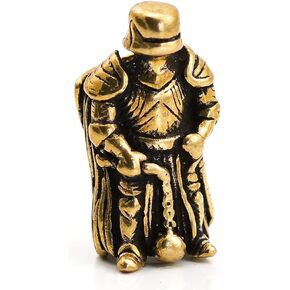 TECEUM Paracord Beads – Characters Warrior, Skulls & Animals – 1 pcs – Unique Handmade Golden Charm for Jewelry Making and Crafting – Antique Brass Metal Charms in Kuwait