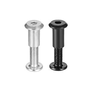 uxcell Screw Post Male M6x25mm Binding Bolts 2 Colors, Total 15 Sets