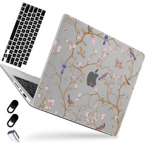 MEEgoodo for M4 MacBook Pro 14 inch Case 2024 2023 2021, Crystal & Flexible Case Fit Model A3112/A3401/A3185/A2918/A2992/A2779/A2442 M3 M2 M1 Pro/Max, Glowing Lines Full Moon