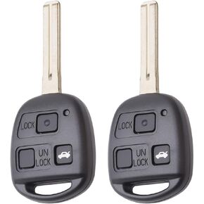 2Pcs Car Key Fob Keyless Control Entry Remote HYQ1512V 3 Button Vehicles Replacement Compatible with ES300 GS300 GS400 GS430 IS300 LS400
