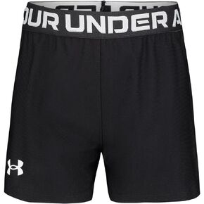 Under Armour Girls' Play Up Short, Elastic Waistband, Logo Detail, Lightweight
