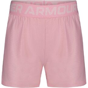 Under Armour Girls' Play Up Short, Elastic Waistband, Logo Detail, Lightweight