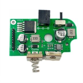 Power Board PCB Motherboard for Sega Game Gear, Replacement Circuit Board ON & Off Power Switch Board Accessories