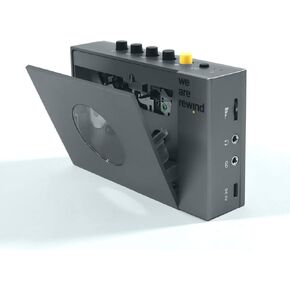 We are Rewind Portable Cassette Player - Cassette Tape Recorder with Bluetooth Connection Speaker or Headphones, 3.5mm Audio Cable - (Serge, Orange). in Saudi Arabia