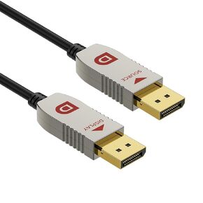 8K Fiber DisplayPort Cable 33FT Light High Speed Support 32.4 Gbps 8K60HZ DP1.4 Slim and Flexible with Optic Technology (8K_10M)