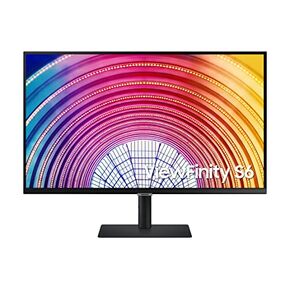 SAMSUNG S60UA Series 24-Inch Viewfinity WQHDComputer Monitor, 75Hz, IPS Panel, USB-C, HDR10 (1 Billion Colors), Height Adjustable Stand, TUV-Certified Intelligent Eye Care (LS24A600UCNXGO)