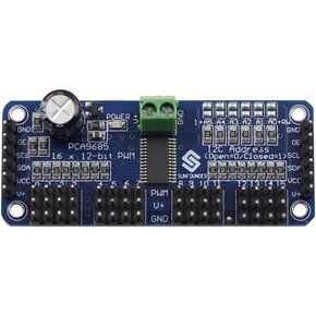 SUNFOUNDER PCA9685 16 Channel 12-bit PWM Servo Driver for Arduino and Raspberry Pi
