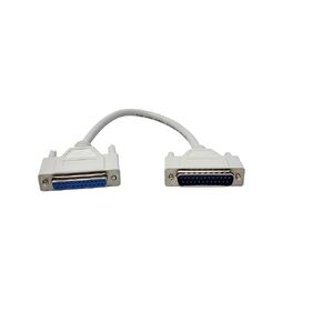 1 Foot DB25 25 Pin Serial Port Cable Male/Female RS232
