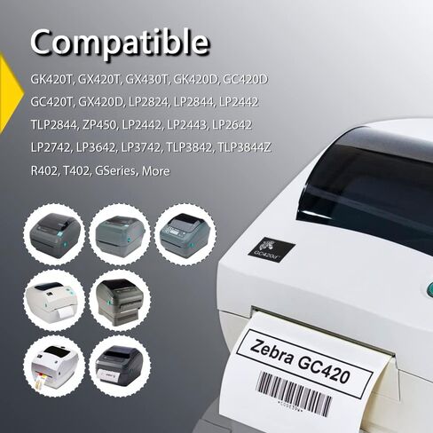 BETCKEY - 1" x 1" (25 mm x 25 mm) Square QR Code Labels Compatible with Zebra & More Label Printer,Premium Adhesive & Perforated [16 Rolls, 22080 Labels] in Saudi Arabia