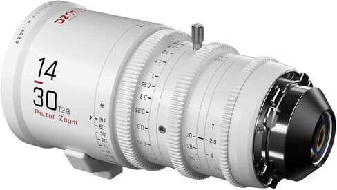 DZOFILM Pictor 14-30mm T2.8 Super35 عدسة سينمائية بارفوكال لحامل PL وCanon EF، أبيض in Kuwait