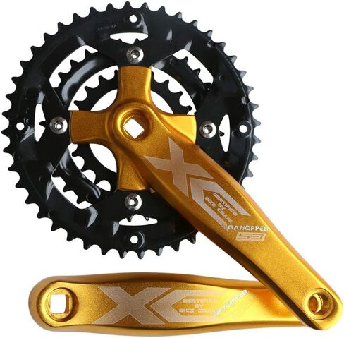 GANOPPER 9S 9speed 22 32 44T 170 مللي متر طول الساعد الدراجة الجبلية MTB سلسلة 104BCD 64BCD سهلة تعديل مجموعة كرنك واحدة in Kuwait