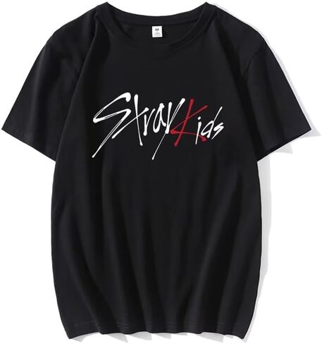 تي شيرت KPOP Straykids Bangchan Jisung Felix Hyunjin تي شيرت Stray Kids Merch علوي للنساء والرجال in Kuwait