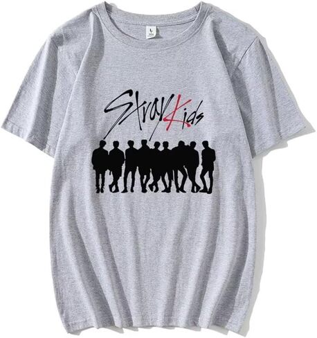 تي شيرت KPOP Straykids Bangchan Jisung Felix Hyunjin تي شيرت Stray Kids Merch علوي للنساء والرجال in Kuwait