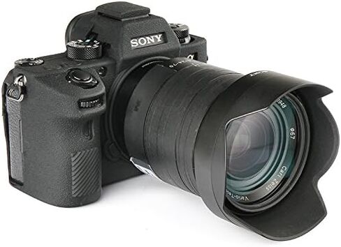 حافظة كاميرا سيليكون لهاتف Sony A9 - غطاء جلدي واقٍ لكاميرات DSLR، قفص قابل للفصل، مقاوم للصدمات، مقاوم للغبار (أحمر) in Kuwait