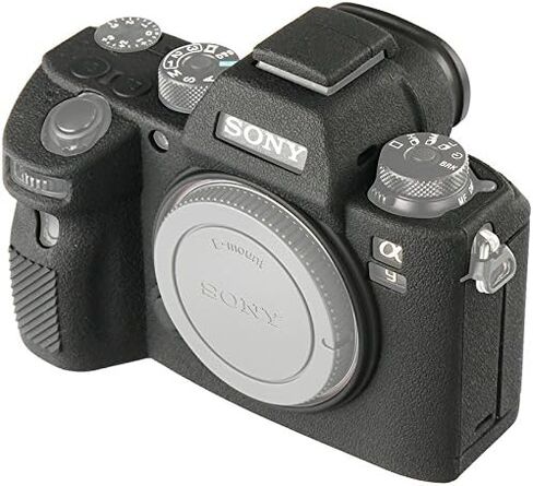 حافظة كاميرا سيليكون لهاتف Sony A9 - غطاء جلدي واقٍ لكاميرات DSLR، قفص قابل للفصل، مقاوم للصدمات، مقاوم للغبار (أحمر) in Kuwait