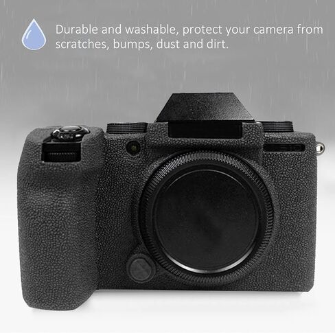 غطاء حماية ناعم من السيليكون للكاميرا لهاتف Fujifilm X‑S10 (أسود) in Kuwait