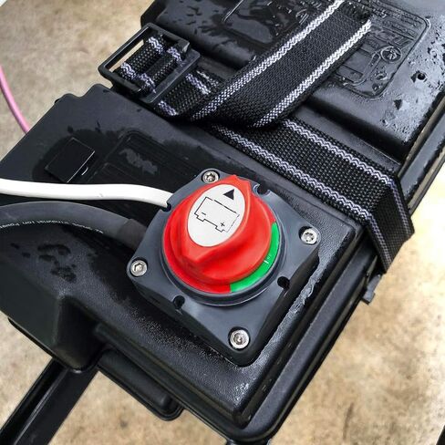 GOOACC Battery Switch On Off 12V 48V Waterproof Heavy Duty Battery Power Cut Off Master Kill Switch Ignition Protected Battery Disconnect Isolator for Car Vehicle RV and Marine Boat, 2 Years Warranty in Saudi Arabia